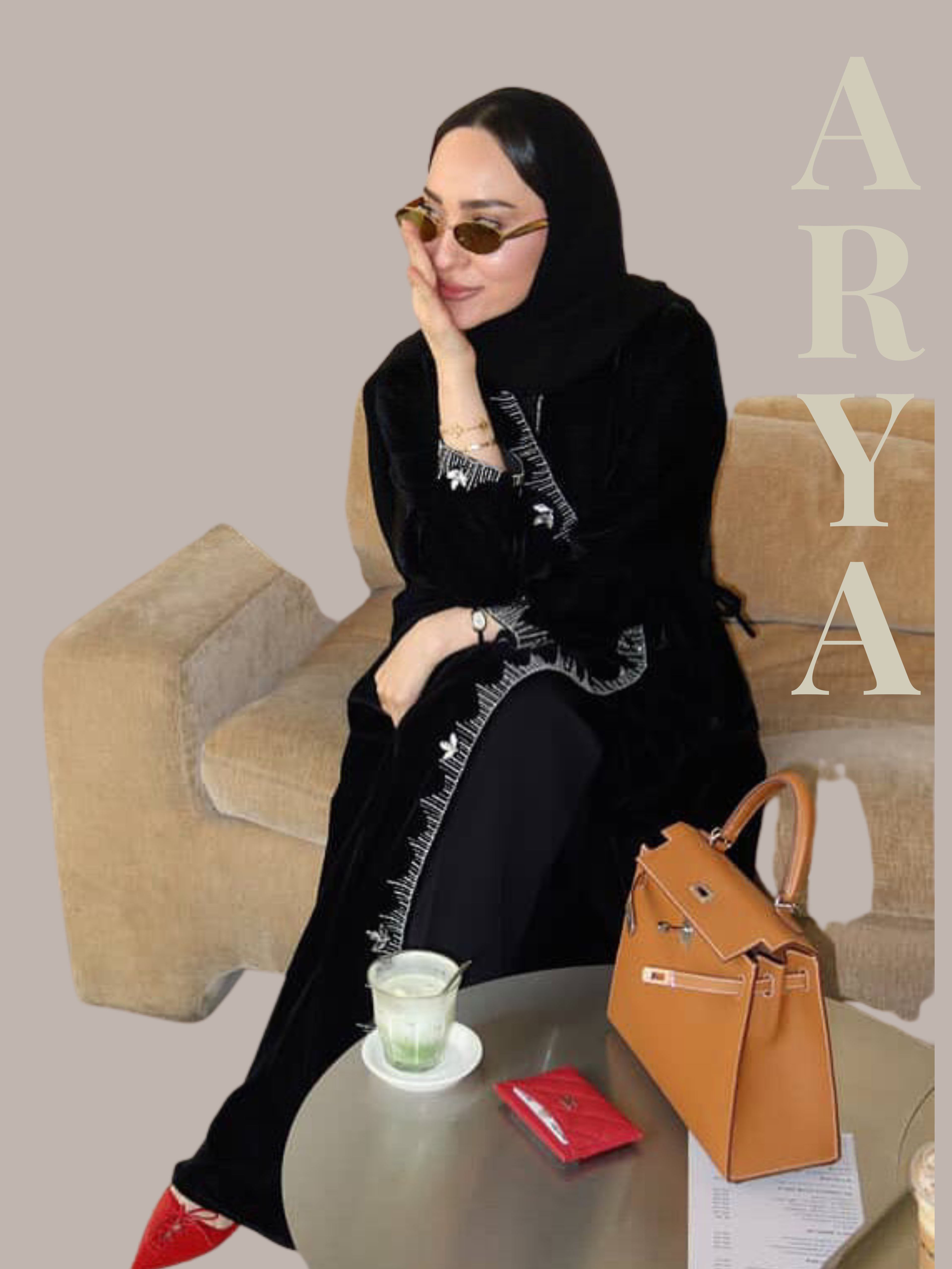 Valvet classic abaya
