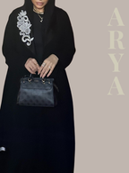 Emblamished silver abaya