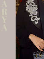 Emblamished silver abaya