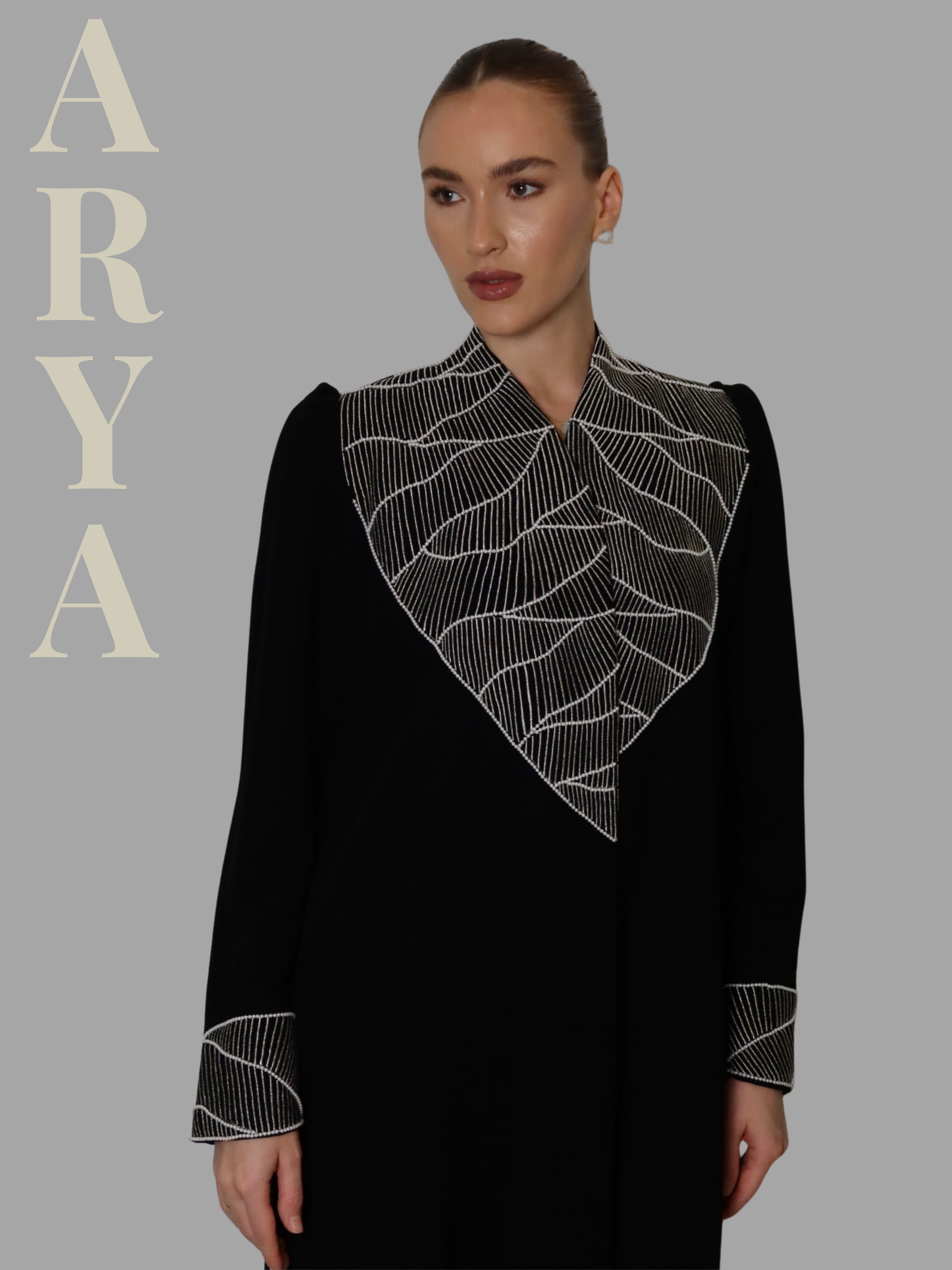 pearl embalished lines